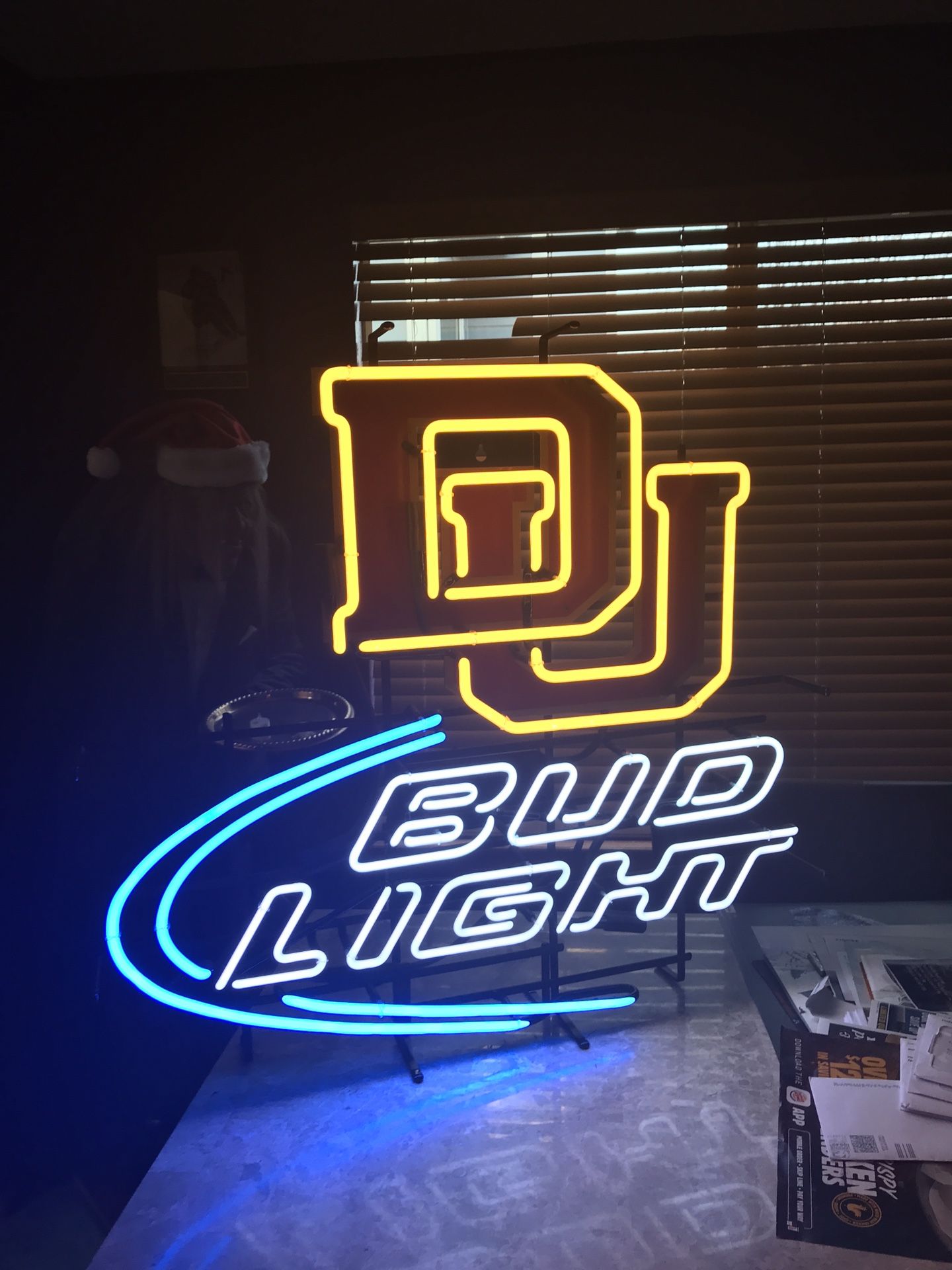 Denver University Bud Light Neon Sign !