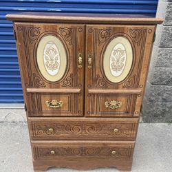 vintage armoire chest 