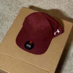 New Under Armour Solid Flat Bill Cap