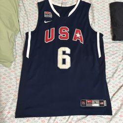 AUTHENTIC TEAM USA LEBRON JAMES #6 JERSEY