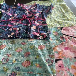 Women’s Medical Scrubs…Mint Condition!   Huge variety, colors, designs, holiday. 