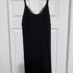 Alfani Intimates Black & White Polka Dot Sleepwear - Size XL