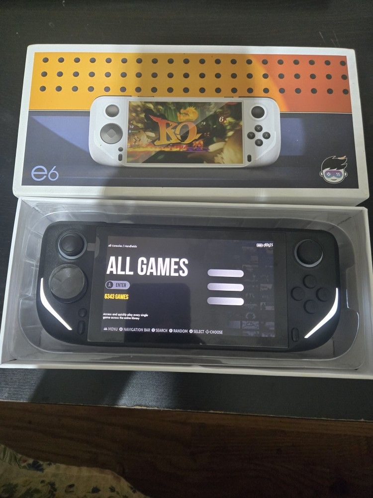 E6 Game Console With 128gb Samsung Sd Card