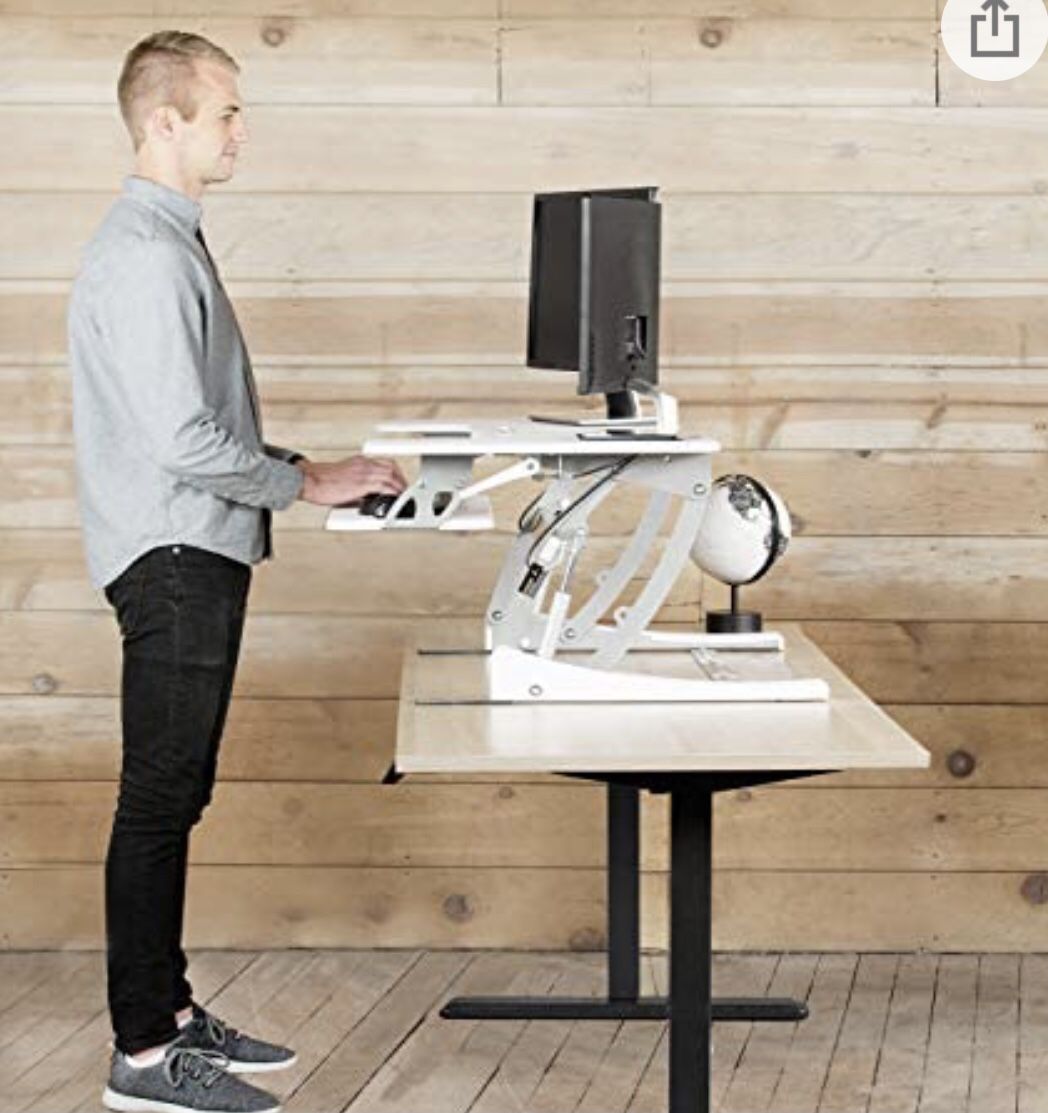 Adjustable Stand Up Desk Converter By Vivo
