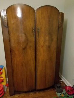 Antique Wooden clothes wardrobe