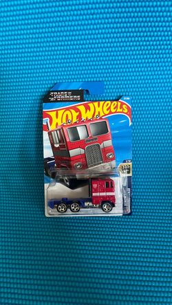 Hotwheels transformers Optimus Prime