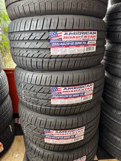 📲✅255/40/18 Vendo set de llantas nuevas América
