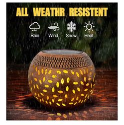 Solar Outdoor Lantern with Warm LED Light