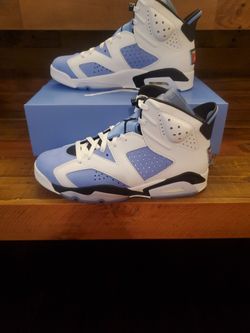 Jordan 6 UNC White Size 10