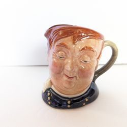 Royal Doulton Toby Coffee Cup Tea Mug of Charles Dickens’ character “Fat Boy”  Collectable  England 