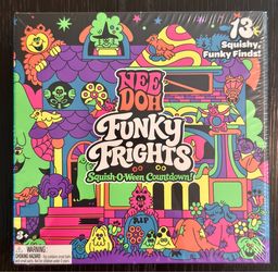 Nee Doh Funky Frights Squish-O-Ween Countdown Set Advent Calendar