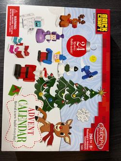Brick Craft Rudolph Holiday Advent Calendar Building Set