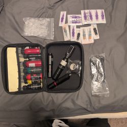 3 Tattoo Wireless Guns With Kit.
