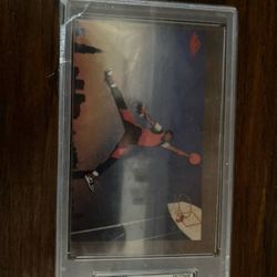graded pro 10 Michael Jordan promo card.