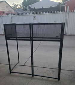 Black Metal Mesh DJ Booth