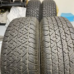 BF Goodrich Tires - 4 Tires - Front Different Size Than Back