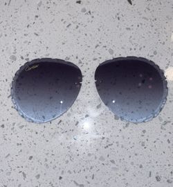 Cartier aviator lenses With Diamond Cut Cartier Aviator Lenses