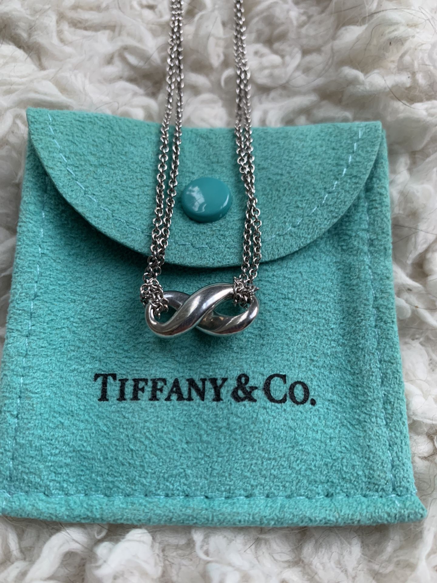 Genuine Tiffany’s Infinity pendant/necklace 