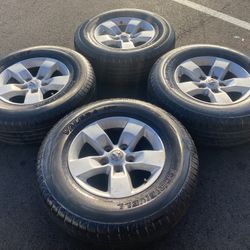 Factory 17” Dodge 1500 ram 5 lug wheels & tires  