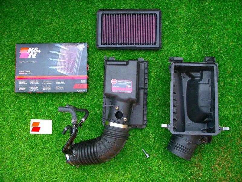 OEM Genuine Complete Honda Civic 12-15 2.4L Si Factory Upper Engine Air Intake System Box with NEW LIFETIME K&N Filter