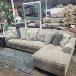 Super Comfy Sectional, RAF Chaise, Pewter Color, SKU#1039504R