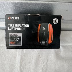 VacLife Portable 12v Tire Inflator, new 