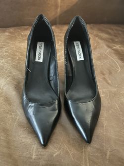 Steve Madden 3" Black Heels Size 9