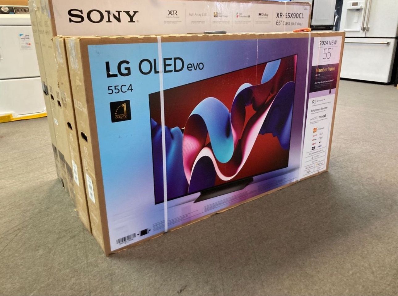 55” LG OLED C4 EVO 4K UHD Smart Tv 