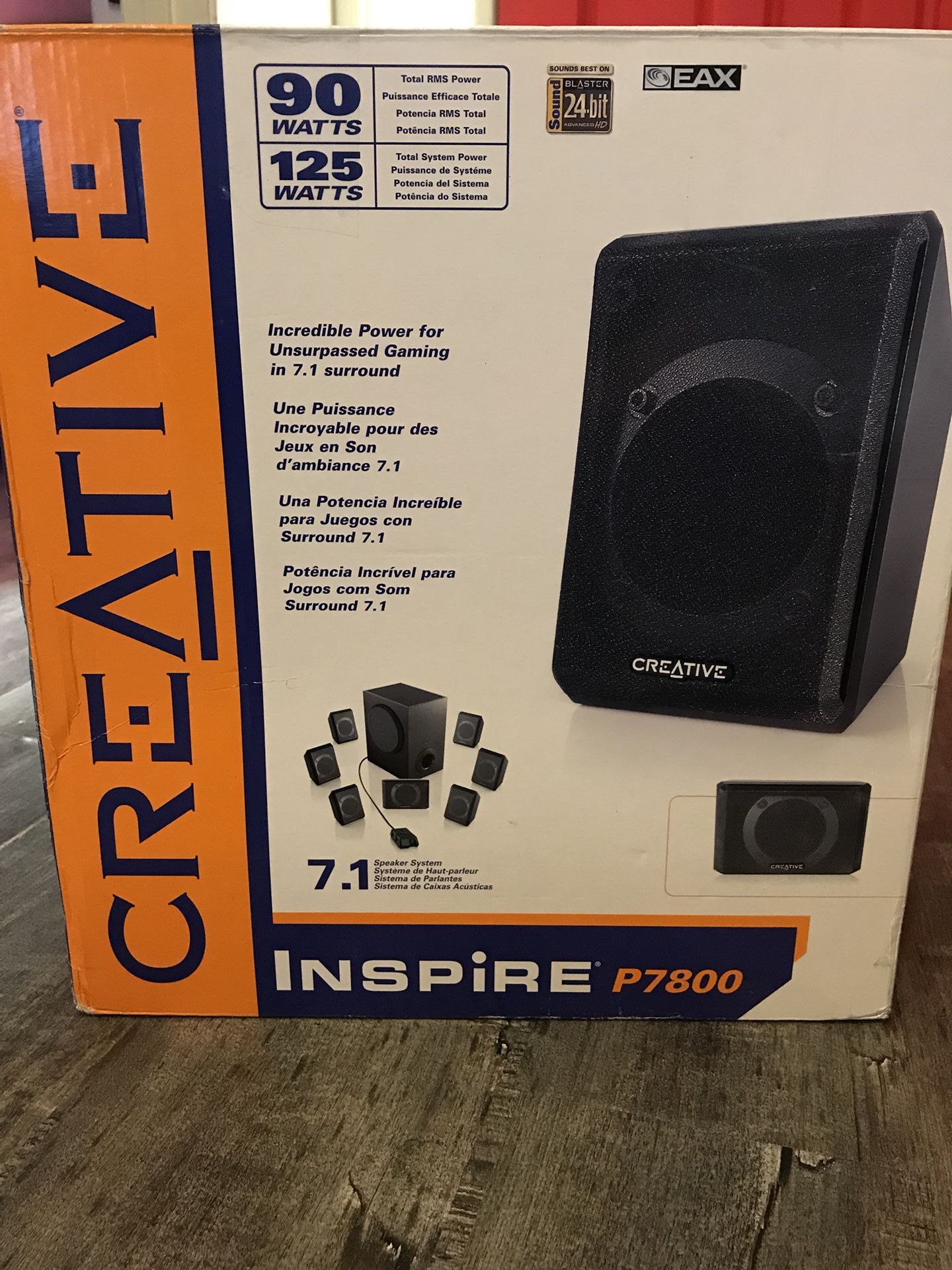 Creative Inspire P7800 90 Watts 7.1 Speaker