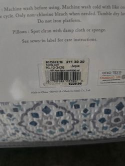 6 piece Noa King Comforter Set