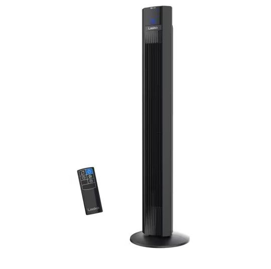 Lasko
Xtra Air 48 in. 4-Speed Tower Fan in Black with Digital Display, Auto Mode, Timer and Remote Control