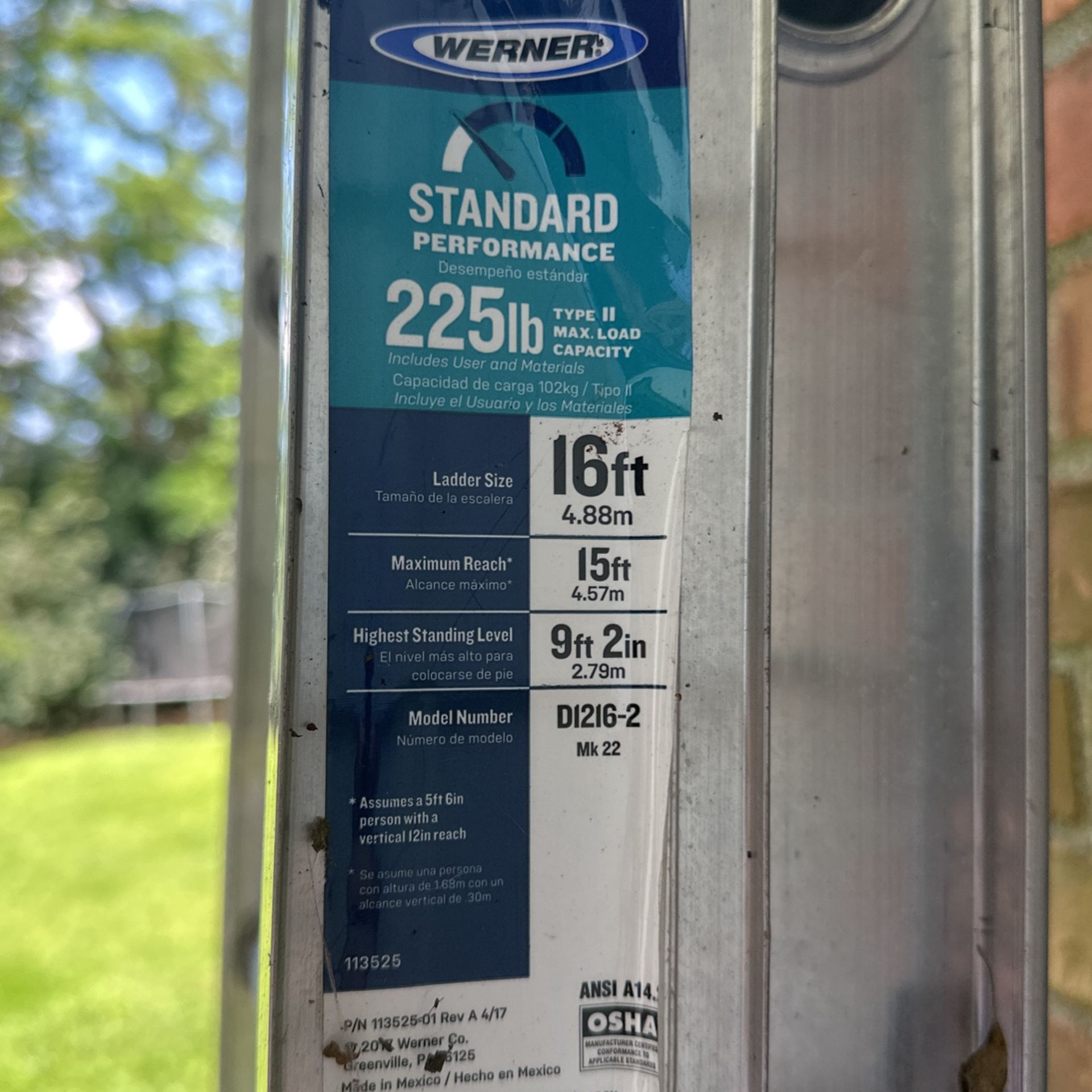 16 Ft Extendable Ladder