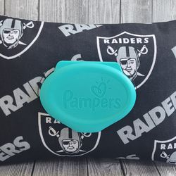 Raiders Pampers Wipes Cover 