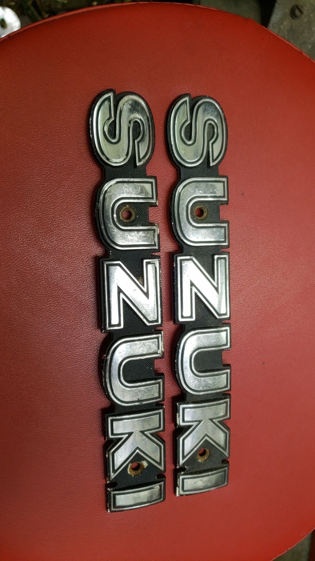 Suzuki Motorcycle Gas Tank Emblems