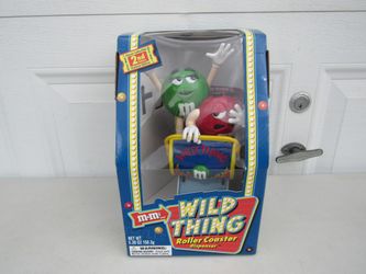 M&M 2001 Wild Thing Roller Coaster Candy Dispenser Limited Edition
