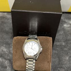 New Michael Kors Blair Steel 39mm Silver Dial Ladies Quartz Watch