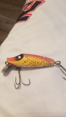 Vintage antique wooden fishing lure