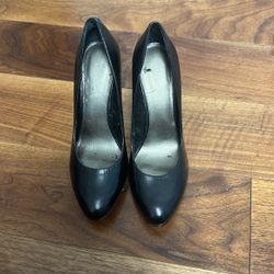 Nine West Gemmha Leather Pointy Toe Pumps | Black