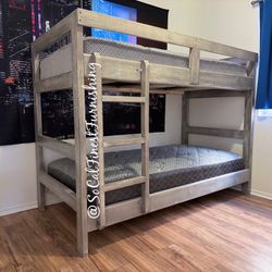Twin Bunk Bed And Mattress 