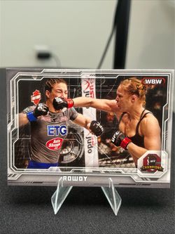 2014 Topps UFC Champions Ronda Rousey "Rowdy" Variation #76B Olympian SSP Hot!!!