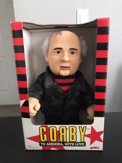 Stuffed Gorby collectible from 1990