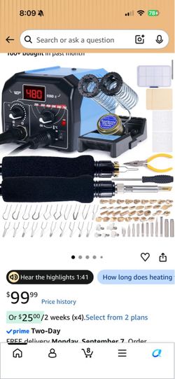 WEP 939D II Soldering & Wood Burning Station Kit