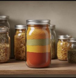 8 Pack 32 oz Mason Jar With Lid