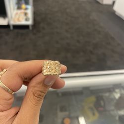 Gold Nugget Ring 