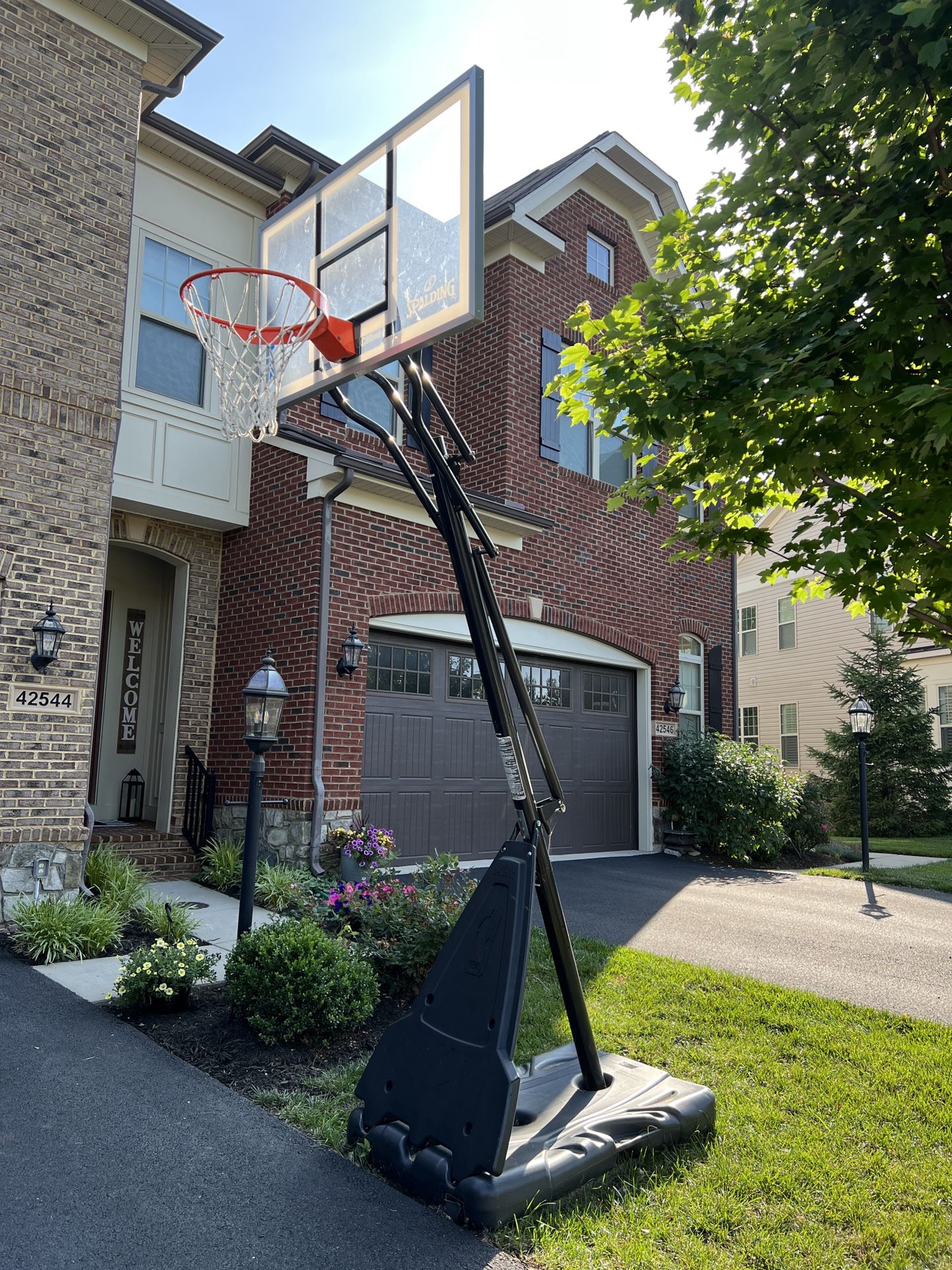 Spaulding Heavyweight Adjustable Basketball Hoop
