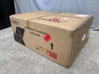 NEW! LORDEAR 27″ Black Undermount 16 Gauge Stainless Steel Workstation Kitchen Sink Model # ULS27BR