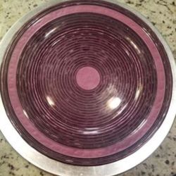Purple Glass Plates $20/set Of 4, Chargers $1ea