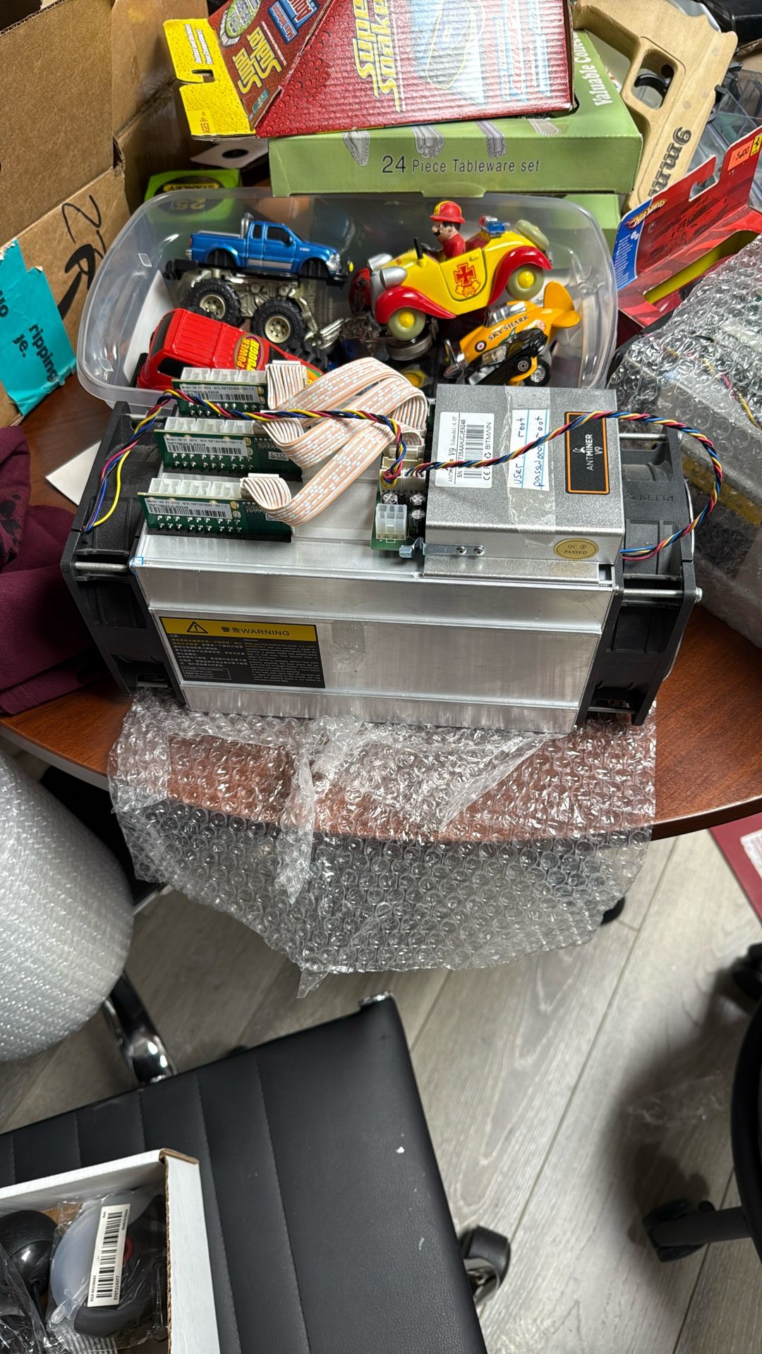 Bitcoin Crypto Miners - Antminer V9 (3) Units!