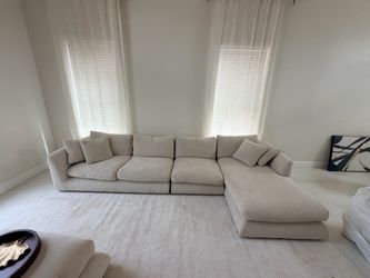Beige couch