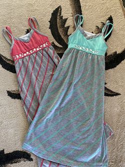 New Girls Long Dress W/rhinestones (S)4